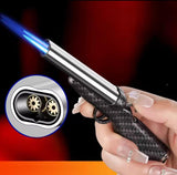 Double Barrel Rifle Jet Flame Lighter – Powerful Dual Flame Design