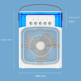 Portable Air Cooling Fan With Mist Spray