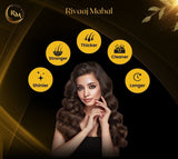 Rivaaj Mahal hair oil, 200ml organic hair oil for ultimate hair care solution for men and women.