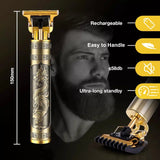 Endoxi - T9 Trimmer for Hair and Beard – Rechargeable Hair Trimmer & Shaver for Men | Vintage T9 Trimmer with Metal and Plastic Body | T9 Beard Trimmer for Precision Grooming | T9 Hair Trimmer with Adjustable Blades for Clean Cuts at Home or Salon