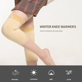 Leg Warmer,Warm Wool Knee High Winter For Men & Women High Quality Fleece Inside - Leg Warmer Warm Knee Brace Pad - 1 Pair Men Women Knee Brace - Leg Warmers For Men