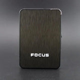 Slim Cigarette Case with Inbuilt Refillable Lighter – Focus JD-YH003
